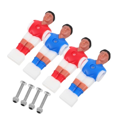 ibasenice 2 Sätze Foosball Spieler Ersatzteile aus Kunststoff Tischfußball Figuren Set mit Roten Blauen Spielfiguren Praktische Austauschteile für Familie Büro Geselliges Spiel von ibasenice