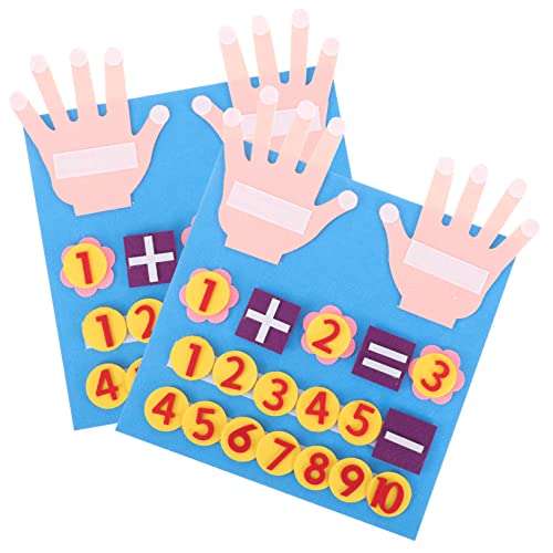 ibasenice 2 Sätze Handgefertigtes Filz Mathe Lernspielzeug für Sichere Fingerzahlen Tafel für Frühe Bildung Addition und Subtraktionstool Robustes Kognitives Zählspielzeug ibasenice 2 Sätze Handgefertigtes Filz Mathe Lernspielzeug für Sichere Fingerzahlen Tafel für Frühe Bildung Addition und Subtraktionstool Robustes Kognitives Zählspielzeug von ibasenice