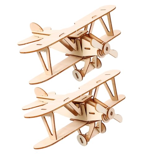 ibasenice 2 Sätze Holzflugzeug Puzzle DIY Modellbausatz für Kreatives Holzspielzeug für Jungen und Mädchen Pädagogisches Bastelspielzeug Teilig Sicher und Langlebig ibasenice 2 Sätze Holzflugzeug Puzzle DIY Modellbausatz für Kreatives Holzspielzeug für Jungen und Mädchen Pädagogisches Bastelspielzeug Teilig Sicher und Langlebig von ibasenice