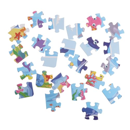 ibasenice 2 Sätze Kinderpuzzle Kinderpuzzles Puzzlespielzeug Cartoon Puzzle Lernpuzzle Kinderspielzeug Spaßpuzzle Blockpapier von ibasenice
