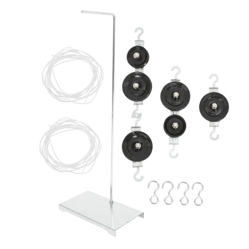 ibasenice 2 Sätze Metall Pulley System für Physikunterricht Einzel und Doppelrollen mit Stabilem Metallhalter für Mechanik Experimente Geeignet für Mittelschule und Naturwissenschaftlichen ibasenice 2 Sätze Metall Pulley System für Physikunterricht Einzel und Doppelrollen mit Stabilem Metallhalter für Mechanik Experimente Geeignet für Mittelschule und Naturwissenschaftlichen von ibasenice