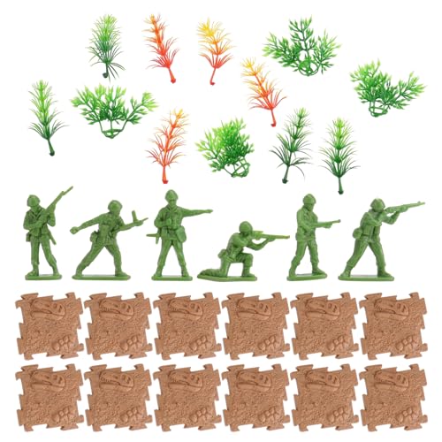 ibasenice 2 Sätze Militärisches Modell Soldatenmodell Corps Soldat Modell Korps-Modell Plastik von ibasenice