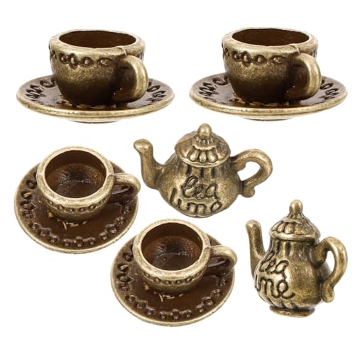 ibasenice 2 Set Miniatur Tee Tasse Set Metall Puppenhaus Es Tee Tasse Miniatur Tee Topf Set Pretend Spielen Zubehör ibasenice 2 Set Miniatur Tee Tasse Set Metall Puppenhaus Es Tee Tasse Miniatur Tee Topf Set Pretend Spielen Zubehör von ibasenice