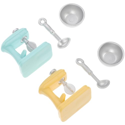ibasenice 2sätze Miniatur Küchengeräte Spielzeug Teiliges Miniatur Mixer Für Und Rollenspiele Spielzeug Fantasie Und Motorik Kinderzimmern von ibasenice