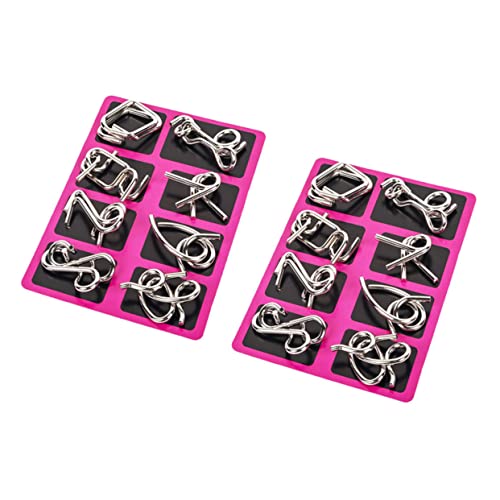 ibasenice 2 Sätze Neun Serien kinderspielzeug für Toys Kid Toys ineinandergreifendes Puzzle Ring Metalldraht -Puzzle Entwirrungspuzzle Rostfreier Stahl rot ibasenice 2 Sätze Neun Serien kinderspielzeug für Toys Kid Toys ineinandergreifendes Puzzle Ring Metalldraht -Puzzle Entwirrungspuzzle Rostfreier Stahl rot von ibasenice