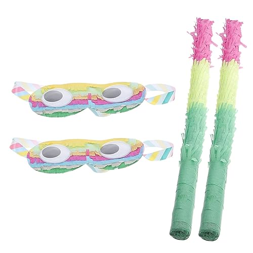 ibasenice Bunte Stick Für Kinder Auge Maske Requisiten Karneval Party Spiel Lieferungen von ibasenice