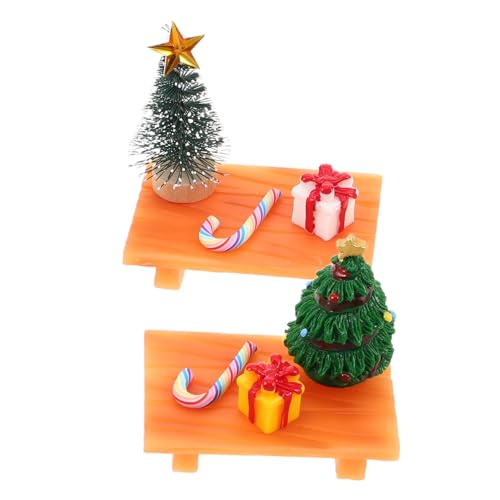 ibasenice 2 Sätze Puppenhaus Weihnachtsdekoration Puppenhausstuhl für Weihnachten Propieren Sie für Dollhouse Miniaturstuhl und Bank Mini -Bank -Stuhlfigur Mini Weihnachtsbaum Harz ibasenice 2 Sätze Puppenhaus Weihnachtsdekoration Puppenhausstuhl für Weihnachten Propieren Sie für Dollhouse Miniaturstuhl und Bank Mini -Bank -Stuhlfigur Mini Weihnachtsbaum Harz von ibasenice