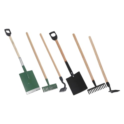 ibasenice Gartenset 2 Sätze Puppenhausdekoration Zartes Miniaturzeug Miniaturspielzeug Desktop- -Zeug Mini-landwirtschaftsgeräte Verschleißfeste Mini-farmwerkzeuge Holz ibasenice Gartenset 2 Sätze Puppenhausdekoration Zartes Miniaturzeug Miniaturspielzeug Desktop- -Zeug Mini-landwirtschaftsgeräte Verschleißfeste Mini-farmwerkzeuge Holz von ibasenice