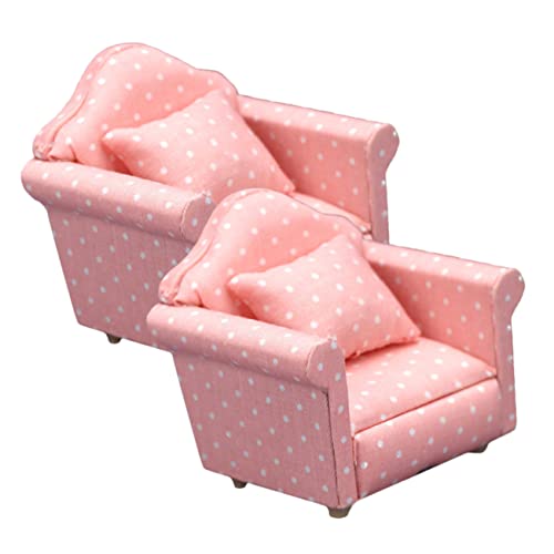 ibasenice 2 Sätze Puppenstubensofa für kinderspielzeug -Sofa hühner Puppenmöbel winzige Couch Couch- Mini-Sofa Stoff Rosa ibasenice 2 Sätze Puppenstubensofa für kinderspielzeug -Sofa hühner Puppenmöbel winzige Couch Couch- Mini-Sofa Stoff Rosa von ibasenice