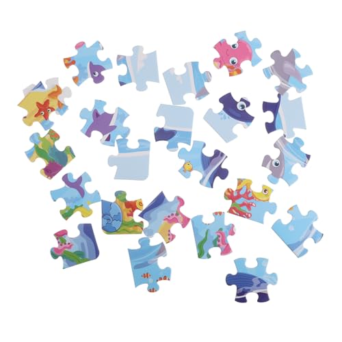 ibasenice 2 Sätze Puzzle Für Kinder Kinderspielzeug Rätsel Spielzeuge Cartoon-Puzzle Puzzle-Spielzeug Pädagogisches Puzzle Karikatur Papier von ibasenice