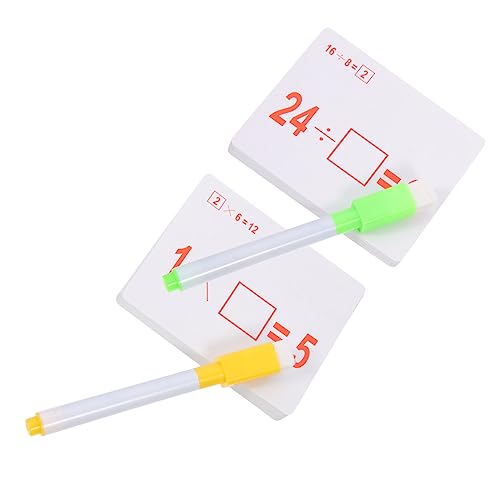 ibasenice 54 Stück Mathe-Karten Für Kinder Arithmetik-übungskarten Lehrmittel Für Die Aufklärung Von Kindern von ibasenice