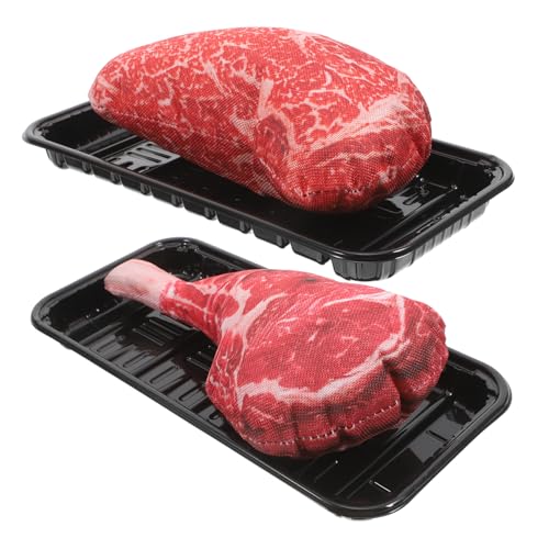 ibasenice 2 Sätze Simuliertes Steakmodell Gefälschtes Steak Realistisches Lebensmittelornament Requisite Lebensmittel Simulierte Lebensmittelmodelle Lebensechte Fleischdekoration ibasenice 2 Sätze Simuliertes Steakmodell Gefälschtes Steak Realistisches Lebensmittelornament Requisite Lebensmittel Simulierte Lebensmittelmodelle Lebensechte Fleischdekoration von ibasenice