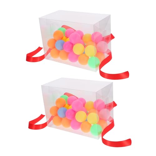 ibasenice 2 Sätze Tischtennisball Schüttelbox mit Gurt Spaßige Partyspiele für Erwachsene für Hochzeiten und Junggesellenabschiede Fördert Entspannende Workouts und Sitzermüdung von ibasenice