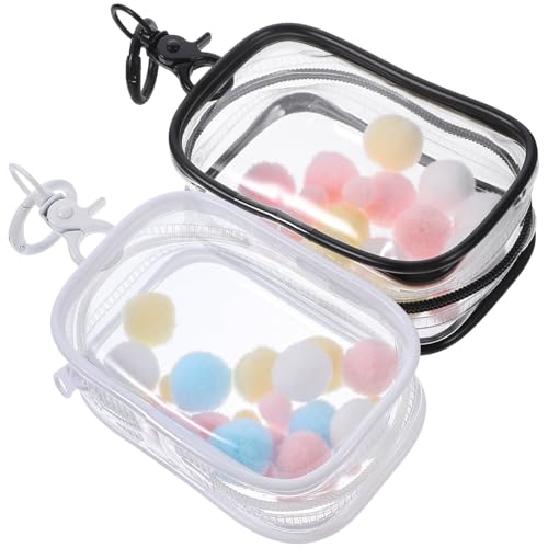 ibasenice Modernes Design 2 Sets Figuren-displaytasche Schlüsselanhänger Mini-aufbewahrungskoffer Für Actionfiguren Und Sammlerstücke von ibasenice