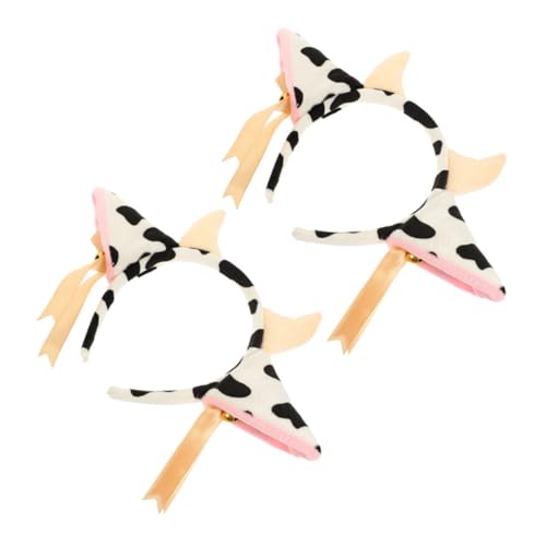 ibasenice 2 Sätze Weiches Plüsch Kuh ohren Haarreif mit Glocke Rinderohren Haarband für Erwachsene Tier Kostüm Kopfschmuck für Halloween Karneval Bühnenauftritte und Festliche Partys ibasenice 2 Sätze Weiches Plüsch Kuh ohren Haarreif mit Glocke Rinderohren Haarband für Erwachsene Tier Kostüm Kopfschmuck für Halloween Karneval Bühnenauftritte und Festliche Partys von ibasenice
