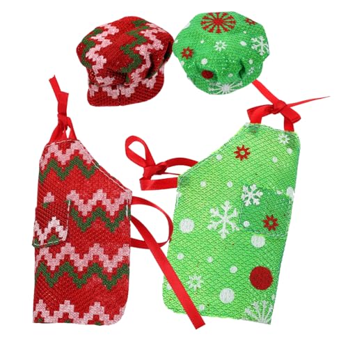 ibasenice 2 Sätze Weihnachtspuppen-Outfit winzig Zubehör Miniatur unser Weihnachten kinderparty mitgebsel weihnachtsmitbringsel Puppen-Outfits Schürze für Puppen Stoff ibasenice 2 Sätze Weihnachtspuppen-Outfit winzig Zubehör Miniatur unser Weihnachten kinderparty mitgebsel weihnachtsmitbringsel Puppen-Outfits Schürze für Puppen Stoff von ibasenice