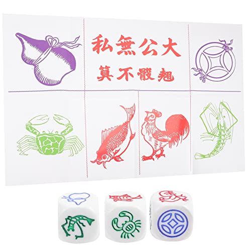 ibasenice 2 Sätze Würfelspiel Partyspielzubehör Brettspiel Würfel Partyzubehör Quadratische Eckwürfel Würfel Tischspielwürfel Würfel-layouts Halloween-würfel Beschichtetes Papier von ibasenice