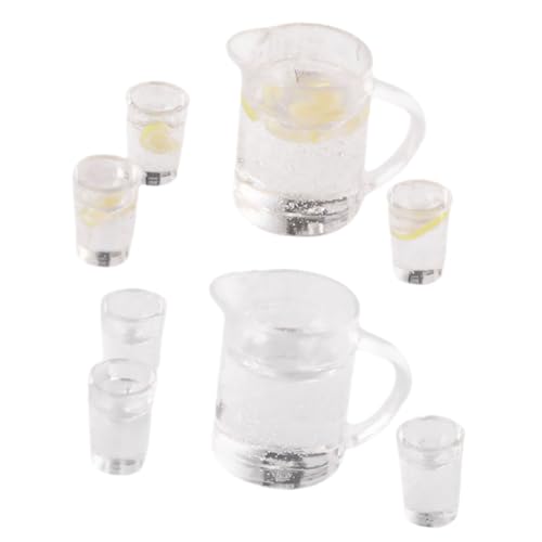 ibasenice 2 Sets Miniatur Wasserkocher Wasser Set Miniatur Getränke Für Puppenhaus Miniatur Miniatur Lebensmittel Modell von ibasenice