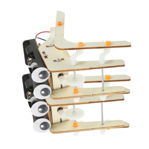 ibasenice Holz-spinne-Roboter-Spielzeug 2 Sets Wissenschaftliches Experiment Pädagogisches Roboter-kit Für Jungen Und Mädchen von ibasenice