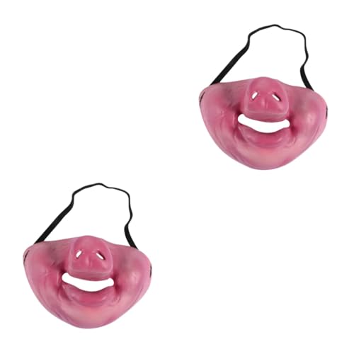 ibasenice 2 Stck Gruselige Halbe Schweinegesichts Maske Cosplay Masken Halloween Kostüm Requisite für Erwachsene Prank Zubehör ibasenice 2 Stck Gruselige Halbe Schweinegesichts Maske Cosplay Masken Halloween Kostüm Requisite für Erwachsene Prank Zubehör von ibasenice
