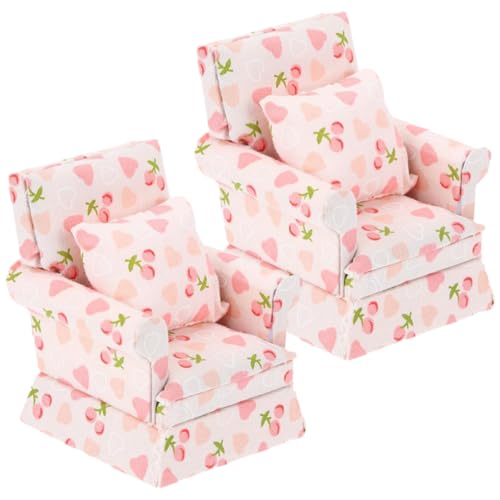 ibasenice 2stücke Miniaturmöbel Sofa Couch Mit Kissen Einzelsofa Für Und Schlafzimmer Dekoration Für -Spielzeug ibasenice 2stücke Miniaturmöbel Sofa Couch Mit Kissen Einzelsofa Für Und Schlafzimmer Dekoration Für -Spielzeug von ibasenice