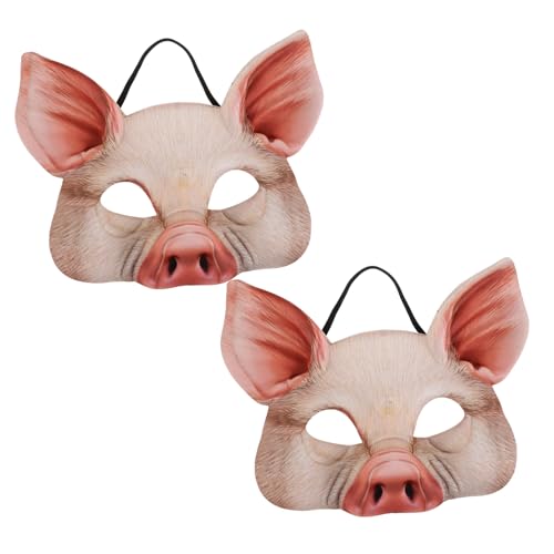 ibasenice 2 Stk Halbe Gesichtskugelmaske Lustige Maske Pelzige Maske Schweinenase Und -ohren Schweinekostüm Halbmaske Halloween Make-up-stirnband Schnauze Halloween-kostüm Hase Figuren Rosa ibasenice 2 Stk Halbe Gesichtskugelmaske Lustige Maske Pelzige Maske Schweinenase Und -ohren Schweinekostüm Halbmaske Halloween Make-up-stirnband Schnauze Halloween-kostüm Hase Figuren Rosa von ibasenice