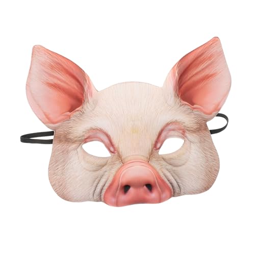 ibasenice Tierschweinhälfte Für Halloween-maskerade-party Karneval Cosplay Erwachsene Jungen Und Mädchen von ibasenice