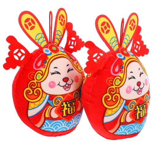 ibasenice 2 Stück 2023 Plüsch-Kaninchen-Puppe Kindergeschenke Ausgestopfte Hunde für Figuren chinesische neujahrsdekoration Hasen plüschtier Kaninchen Stofftier Stoffpuppe rot ibasenice 2 Stück 2023 Plüsch-Kaninchen-Puppe Kindergeschenke Ausgestopfte Hunde für Figuren chinesische neujahrsdekoration Hasen plüschtier Kaninchen Stofftier Stoffpuppe rot von ibasenice