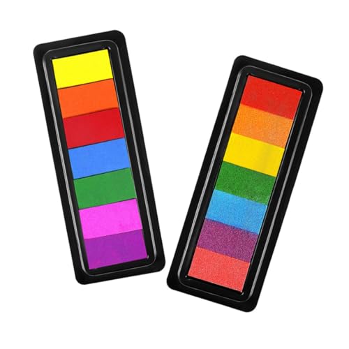 ibasenice 2 Stück Abwaschbare Stempelkissen für Fingermalerei Stempeln und DIY Projekte Farben Farben für Kreatives Gestalten Kindergarten und Freizeit ibasenice 2 Stück Abwaschbare Stempelkissen für Fingermalerei Stempeln und DIY Projekte Farben Farben für Kreatives Gestalten Kindergarten und Freizeit von ibasenice
