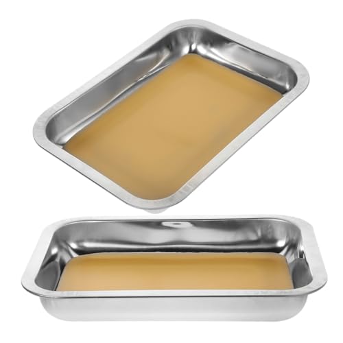 ibasenice 2 Stück Anatomie-Tablett Dissektionstablett Präparierplatte aus Edelstahl sezierende Platte Labor-Sektionspfanne Dissektionsplatte Präparierplatte aus Metall Rostfreier Stahl Khaki ibasenice 2 Stück Anatomie-Tablett Dissektionstablett Präparierplatte aus Edelstahl sezierende Platte Labor-Sektionspfanne Dissektionsplatte Präparierplatte aus Metall Rostfreier Stahl Khaki von ibasenice