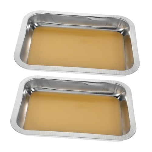 ibasenice 2 Stück Anatomie-Tablett Metall für medizinische Tabletts medizinisches Tablett Präpariertablett Labor-Sezierpfanne Laborschalen Tabletts aus Edelstahl Rostfreier Stahl Khaki ibasenice 2 Stück Anatomie-Tablett Metall für medizinische Tabletts medizinisches Tablett Präpariertablett Labor-Sezierpfanne Laborschalen Tabletts aus Edelstahl Rostfreier Stahl Khaki von ibasenice