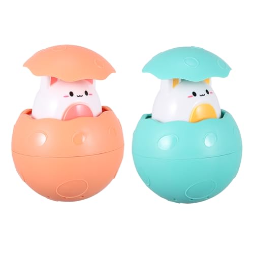 ibasenice 2 Stück Badewannenspielzeug Wasserspritzspielzeug Mondhase Badezimmer -frei Robust Spielerisch für Junge Mädchen und Kleinkinder Ab Jahr von ibasenice