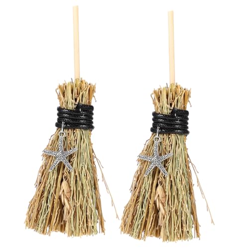ibasenice Halloween Besen Mini Besen Besen Prop Besen Ornament Bühne Leistung Prop von ibasenice