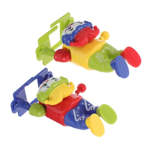 ibasenice Spielzeug Für Mädchen 2 Stück Aufzieh-Clown Mit Antikem Design Ideal Für Süßes Oder Saures Und Partygeschenke von ibasenice