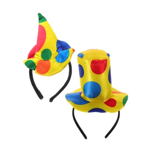 ibasenice 2 Stück Clown Haarreif Auffälliges Party Halloween Haarornament Langlebig Wiederverwendbar Komfortabel für Karneval Fasching Kostümveranstaltungen ibasenice 2 Stück Clown Haarreif Auffälliges Party Halloween Haarornament Langlebig Wiederverwendbar Komfortabel für Karneval Fasching Kostümveranstaltungen von ibasenice