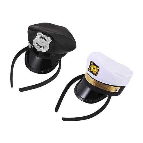 ibasenice 2 Stück Cosplay Wasserfest Matrosen Kapitän Mütze Haarband Teiliges Leichtes Halloween Kostüm Zubehör für Party und Verkleidung ibasenice 2 Stück Cosplay Wasserfest Matrosen Kapitän Mütze Haarband Teiliges Leichtes Halloween Kostüm Zubehör für Party und Verkleidung von ibasenice