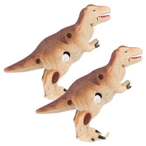 ibasenice 2 Stück Dinosaurier- interaktives kinderspielzeug Children Toys Boy Toys Fun Toy interaktives Dinosaurierspielzeug Realistische Dinosaurierspielzeug Plastik von ibasenice