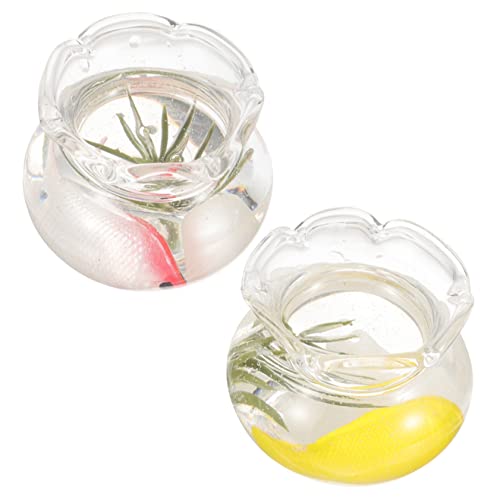 ibasenice 2 Stück Fischschalen DIY Aquarium für Puppenhäuser Dekoration für Kleine Szenen Hochwertige und Langlebige Materialien Rundes Design Zufälligem Stil ibasenice 2 Stück Fischschalen DIY Aquarium für Puppenhäuser Dekoration für Kleine Szenen Hochwertige und Langlebige Materialien Rundes Design Zufälligem Stil von ibasenice