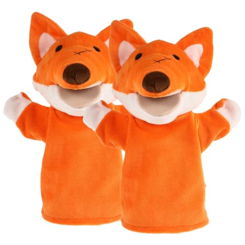 ibasenice 2 Stück Fuchs Handpuppen für Lustige Tierpuppen für Geschichtenerzählen Interaktives für Vorschule und Kindergarten ibasenice 2 Stück Fuchs Handpuppen für Lustige Tierpuppen für Geschichtenerzählen Interaktives für Vorschule und Kindergarten von ibasenice