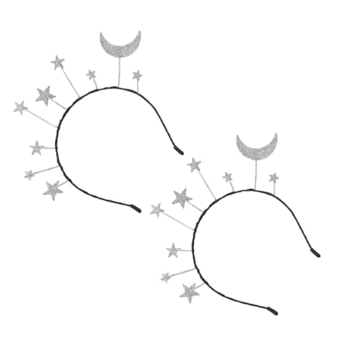ibasenice 2 Stück Glitzerndes Stern Haarband Modisches Party Haarschmuck Accessoire Leicht und Bequem für Geburtstagsfeiern Karneval Tanz und Festliche Anlässe Zartes Stern Design für Damen ibasenice 2 Stück Glitzerndes Stern Haarband Modisches Party Haarschmuck Accessoire Leicht und Bequem für Geburtstagsfeiern Karneval Tanz und Festliche Anlässe Zartes Stern Design für Damen von ibasenice