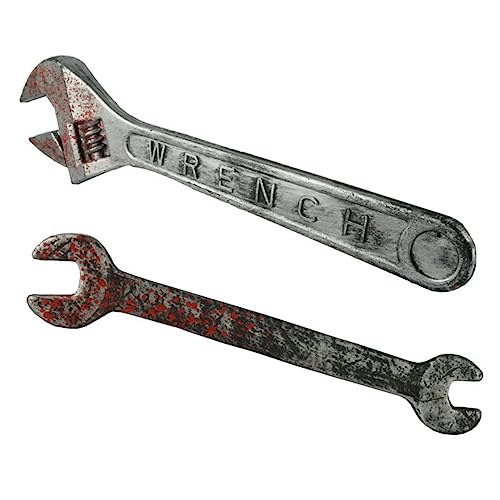 ibasenice 2 Stück Halloween Fake Wrench Blutige Spanner Deko für Gruselige Partys für Halloween Fotorequisiten und Spukhäuser von ibasenice