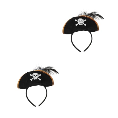 ibasenice 2 Stück Halloween Piraten Haarreif aus Vliesstoff mit Leichtes Großes Kopfband für Halloween Party Cosplay und Mottopartys Unisex Haaraccessoire ohne Geruch Bequem und Langlebig ibasenice 2 Stück Halloween Piraten Haarreif aus Vliesstoff mit Leichtes Großes Kopfband für Halloween Party Cosplay und Mottopartys Unisex Haaraccessoire ohne Geruch Bequem und Langlebig von ibasenice