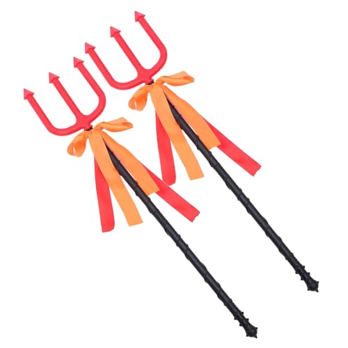 ibasenice 2 Stück Halloween Teufelsdreizack Requisit aus Kunststoff Detailgetreuer Teufelsdreizack mit Hohem Realismus Leichtes Trident Prop für Erwachsene für Kostüm Cosplay-Partys ibasenice 2 Stück Halloween Teufelsdreizack Requisit aus Kunststoff Detailgetreuer Teufelsdreizack mit Hohem Realismus Leichtes Trident Prop für Erwachsene für Kostüm Cosplay-Partys von ibasenice