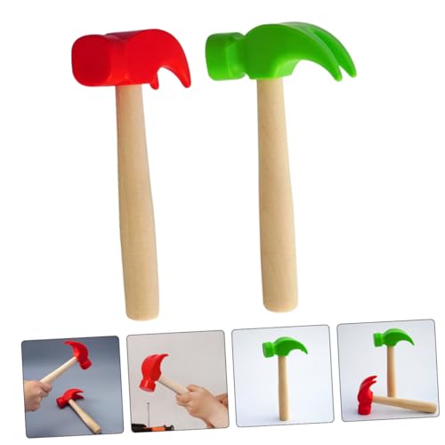 ibasenice 2 Stück Hammer Kleine Hämmer aus Holz und PP Leicht und Sicher für Motorische Entwicklung für Jungen und Mädchen Fördert Hand Auge koordination und Flexibilität ibasenice 2 Stück Hammer Kleine Hämmer aus Holz und PP Leicht und Sicher für Motorische Entwicklung für Jungen und Mädchen Fördert Hand Auge koordination und Flexibilität von ibasenice