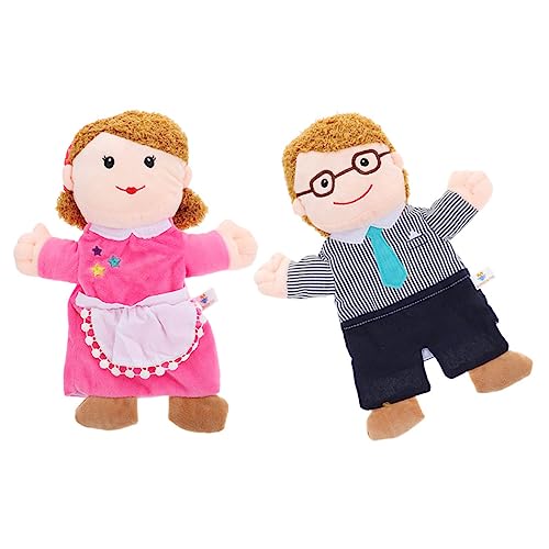 ibasenice 2 Stück Handpuppe Familienpuppen Lernspielzeug für 3-jährige Marionettenfamilie Plüschpuppen PP Baumwolle ibasenice 2 Stück Handpuppe Familienpuppen Lernspielzeug für 3-jährige Marionettenfamilie Plüschpuppen PP Baumwolle von ibasenice