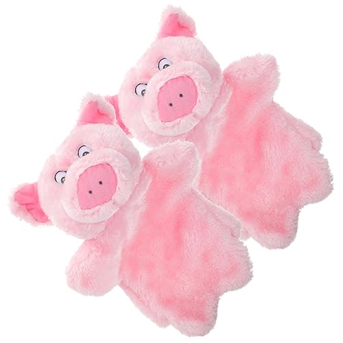 ibasenice 2 Stück Handpuppe Früherziehung Puppen Für Babys Tiere Tiere Handpuppe Handpuppe Requisite Puppe Für Handpuppe In Schweineform Plüsch Rosa von ibasenice