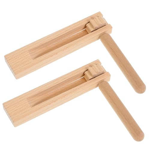 ibasenice 2 Stück Holz Kastagnetten Musikinstrument für Handpercussion für Musikalische Früherziehung Pädagogisches Holzspielzeug für Mädchen ibasenice 2 Stück Holz Kastagnetten Musikinstrument für Handpercussion für Musikalische Früherziehung Pädagogisches Holzspielzeug für Mädchen von ibasenice