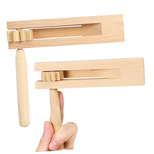ibasenice 2 Stück Holzratsche Teiliges Traditionelles Percussion für Langlebiges Stoßfestes Montessori Musikinstrument mit Glatter Oberfläche und Gutem Klang für Party und Unterricht ibasenice 2 Stück Holzratsche Teiliges Traditionelles Percussion für Langlebiges Stoßfestes Montessori Musikinstrument mit Glatter Oberfläche und Gutem Klang für Party und Unterricht von ibasenice
