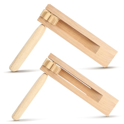 ibasenice 2 Stück Holzratsche Traditionelles Musikinstrument Pädagogisches für Montessori Holzratsche Rhythmus und Sensorischer Entwicklung ibasenice 2 Stück Holzratsche Traditionelles Musikinstrument Pädagogisches für Montessori Holzratsche Rhythmus und Sensorischer Entwicklung von ibasenice