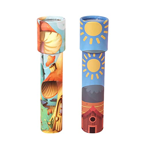 ibasenice 2 Stück Kaleidoskop Kinderspielzeug Kinderspielzeug Für Kleinkinder Klassenzimmerpreis Partygeschenke Goodie Bag Stuffer Kreative Schüler Kreatives Preispapier von ibasenice